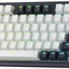 Wireless  Gaming Keyboard, 3-Modes 81 Keys Compact Mechanical Keyboard Hot-Swap Socket, Dedicated Knob Control and Sound Absorbing Pads, Linear Red Switch
